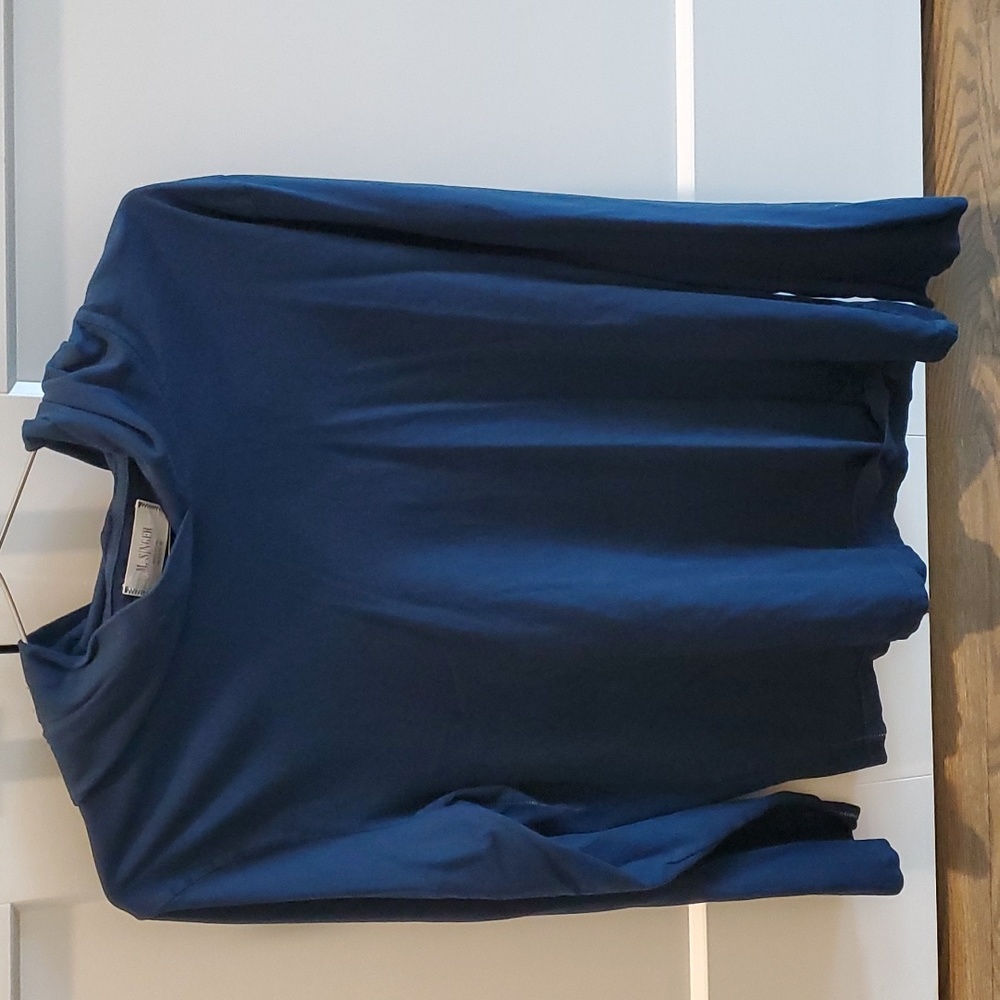 M. Singer Lightweight Blue Hoodie